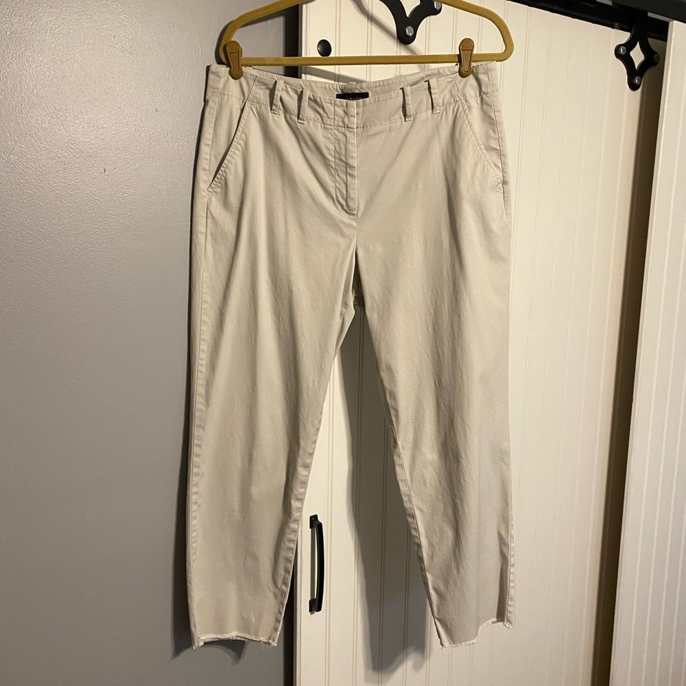 Talbots Women's Cream Capri Pants